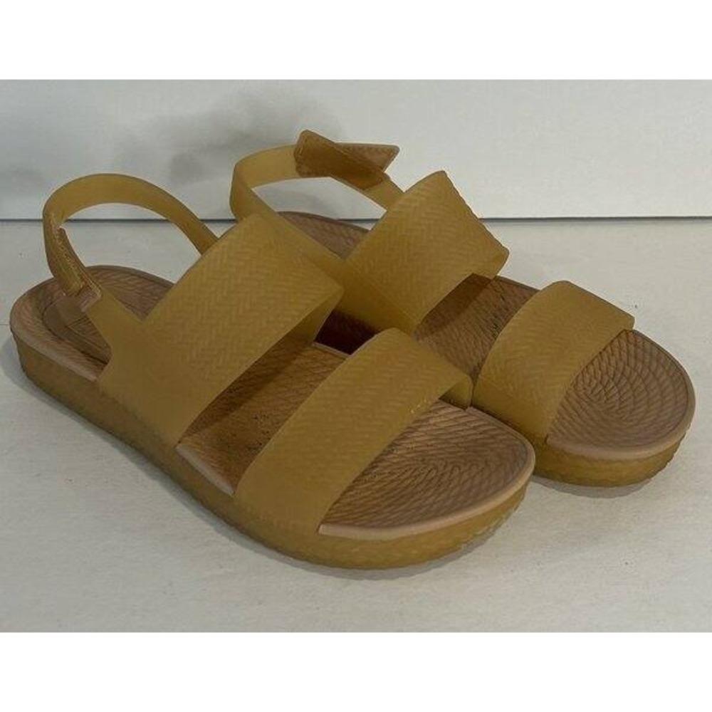 Reef Eva Water Vista Jelly Sandals Strapback Tan Womens Size 5